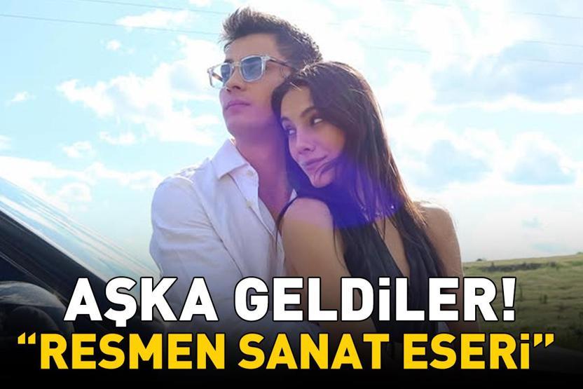 Uzak Şehirin yıldızları Atakan Özkaya ve Dilin Döğer aşka geldi ‘RESMEN SANAT ESERİ’