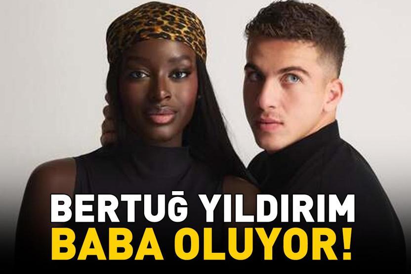 Başakşehirin yıldızı Bertuğ Yıldırım baba oluyor Ünlü çiftten bebek müjdesi