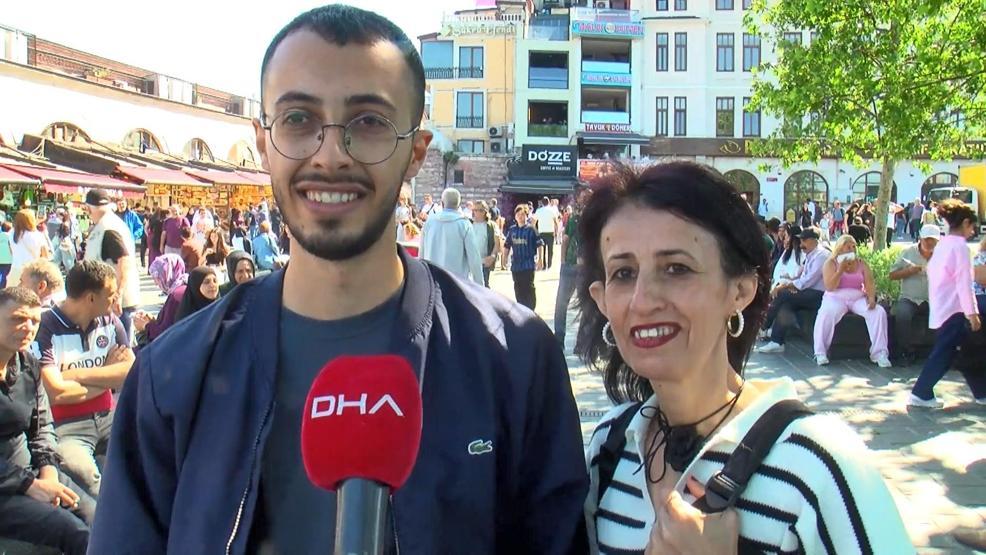Kurban Bayramı öncesi Eminönünde yoğunluk