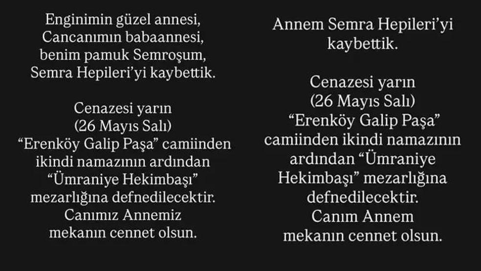 Engin Hepilerinin Annesi Hayatını Kaybetti Cenazede Oğlunun Gözyaşları Herkesi Duygulandırdı