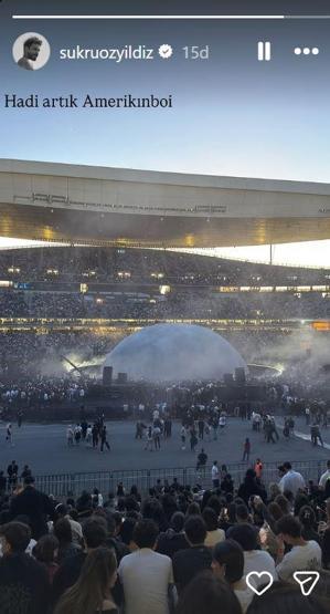 Kanye West konserine ünlü akını ABDli rapçi sahnede fırtına gibi esti