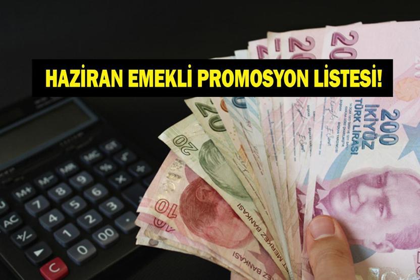 2026 HAZİRAN EMEKLİ PROMOSYONU: En Yüksek Ödemeyi Hangi Banka Veriyor 100 Bin TL’ye Varan Teklifler Ziraat, Halkbank, VakıfBank, İş Bankası, Garanti BBVA, Yapı Kredi, QNB, ING İşte En Yüksek Promosyon 2026 Listesi...