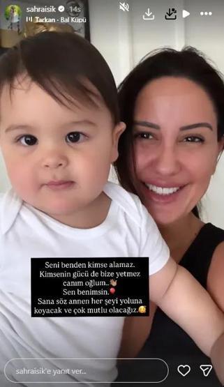 Evliliği Tek Celsede Bitmişti Sahra Işık’tan Oğlu Pamir’e Duygusal Sözler: “Seni Benden Kimse Alamaz”