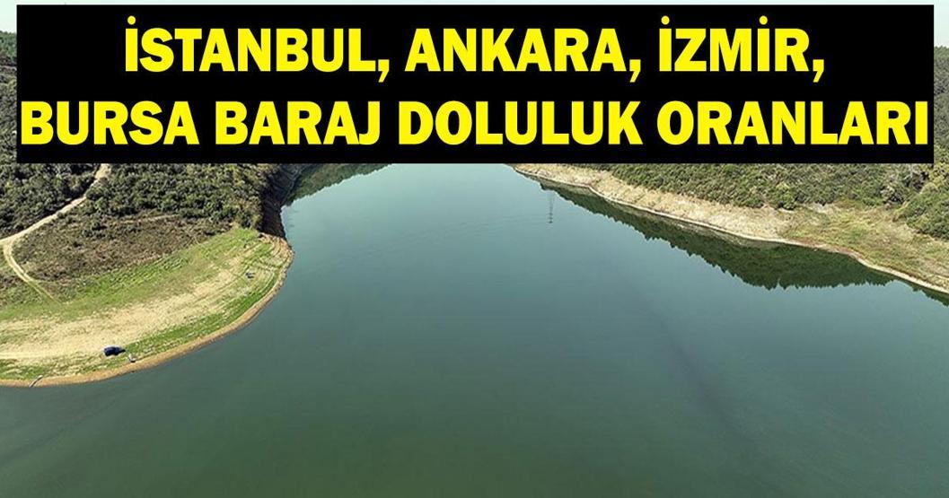 BARAJ DOLULUK ORANLARI 2 HAZİRAN: İstanbul, Ankara, İzmir, Bursa baraj doluluk oranları listesi