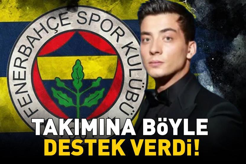 Uzak Şehirin yıldızı Atakan Özkayadan takımına destek Ünlü oyuncu, Fenerbahçe’nin forma lansmanında