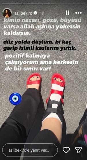 7 kez ameliyat olmuştu Sakatlanan Aslı Bekiroğlu isyan etti: KİMİN NAZARI VARSA...