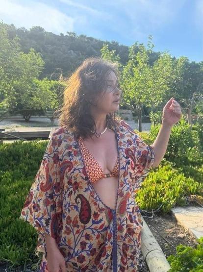 Nurgül Yeşilçaydan tatil paylaşımı Necati Kocabay aşka geldi KALPLER HAVADA UÇUŞTU