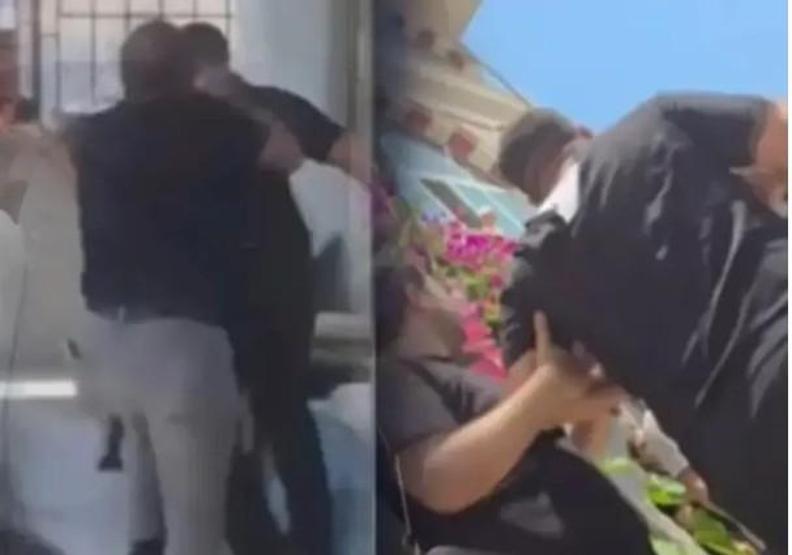 Can Polat’ın taziyesinde kavga Engin Polat yaka paça camiden uzaklaştırıldı