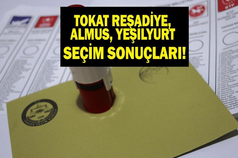 TOKAT SEÇİM SONUÇLARI: Reşadiye, Almus, Yeşilyurt seçim sonuçları ne zaman belli olacak Oy verme işlemi ne zaman bitecek Reşadiye, Almus, Yeşilyurt seçim sonuçları canlı takip 2026...