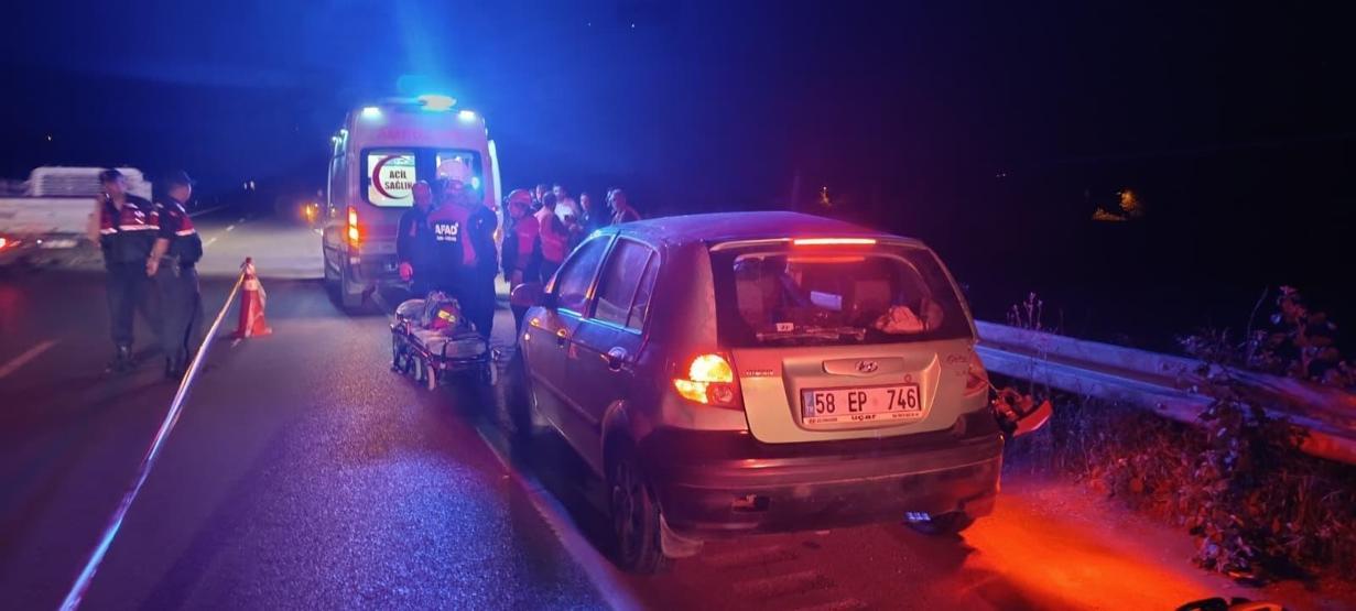 Sivasta korkunç kaza: 1 ölü, 3 yaralı