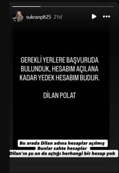 Dilan Polat’ın Instagram hesabına erişim engeli Engin Polat’ın annesi açıkladı