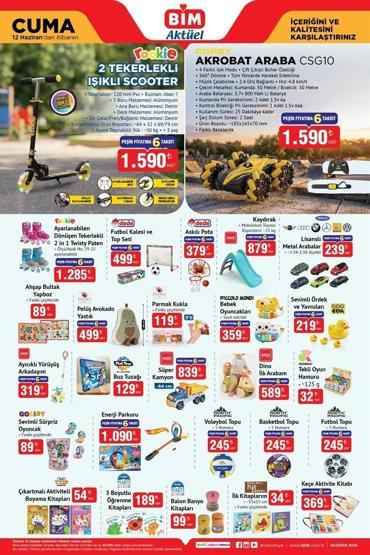 BİM 12 HAZİRAN 2026 AKTÜEL KATALOĞU: Bu Hafta Neler İndirimde Elektrikli Bisikletten Teknoloji Ürünlere Babalar Günü Kataloğu...