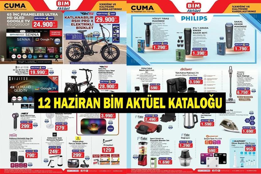 BİM 12 HAZİRAN 2026 AKTÜEL KATALOĞU: Bu Hafta Neler İndirimde Elektrikli Bisikletten Teknoloji Ürünlere Babalar Günü Kataloğu...
