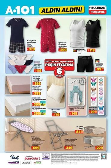 A101 11 HAZİRAN AKTÜEL KATALOĞU YAYINLANDI Bu Hafta Neler İndirimde A101 “Aldın Aldın” Kataloğunda Gıdadan Teknoloji Ürünlerine Çeşit Çeşit Ürün...