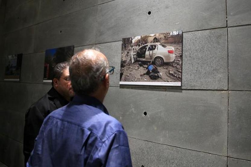 Tahran’da, ABD-İsrail saldırılarına ilişkin fotoğraf sergisi açıldı