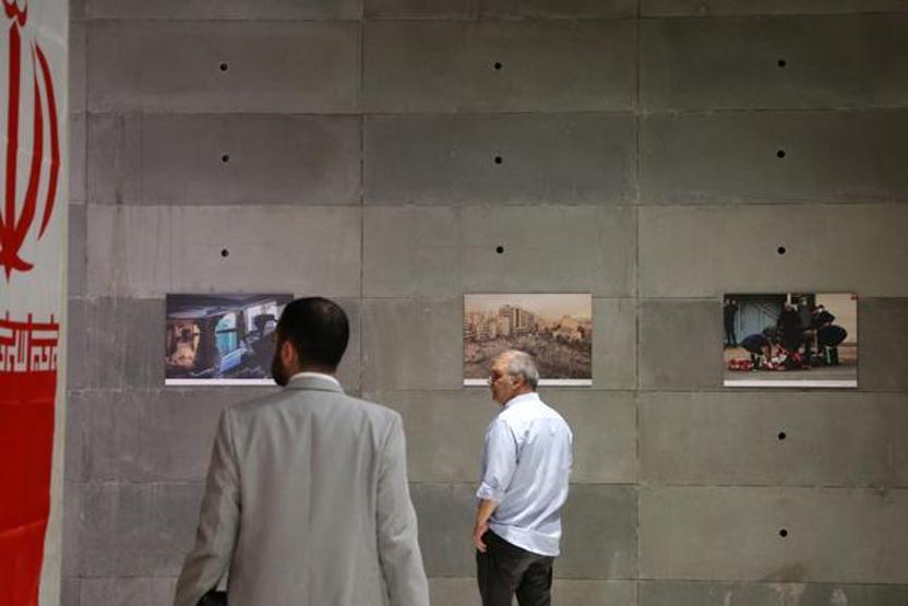 Tahran’da, ABD-İsrail saldırılarına ilişkin fotoğraf sergisi açıldı