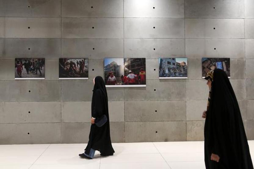 Tahran’da, ABD-İsrail saldırılarına ilişkin fotoğraf sergisi açıldı