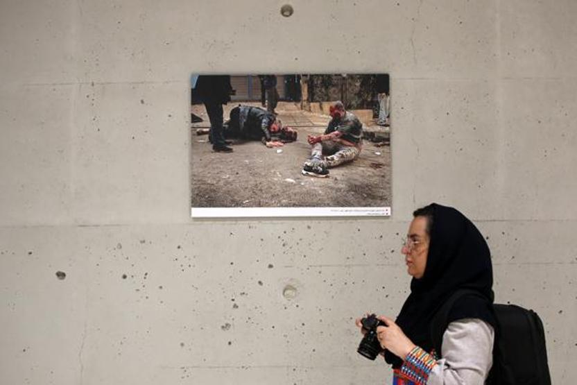 Tahran’da, ABD-İsrail saldırılarına ilişkin fotoğraf sergisi açıldı