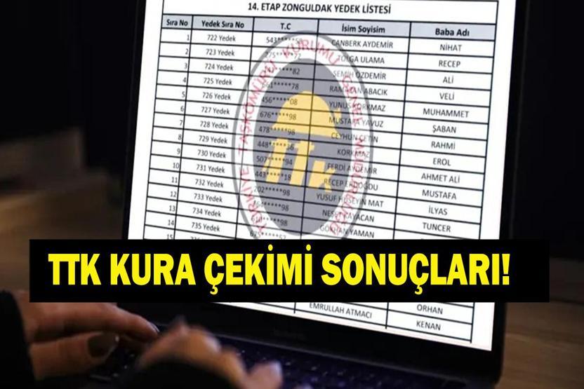 TTK KURA ÇEKİMİ SONUÇLARI: Türkiye Taşkömürü Kurumu Kura Sonuçları Açıklandı Mı Sonuçlar Nereden Öğrenilir