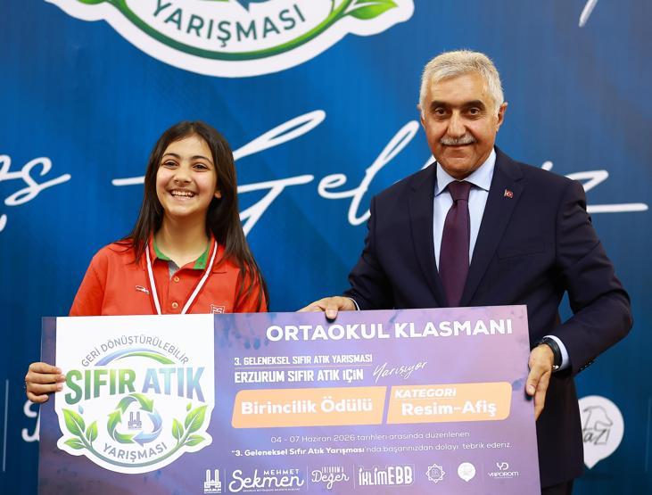 Sıfır Atık Yarışması’nda ödüller sahiplerini buldu