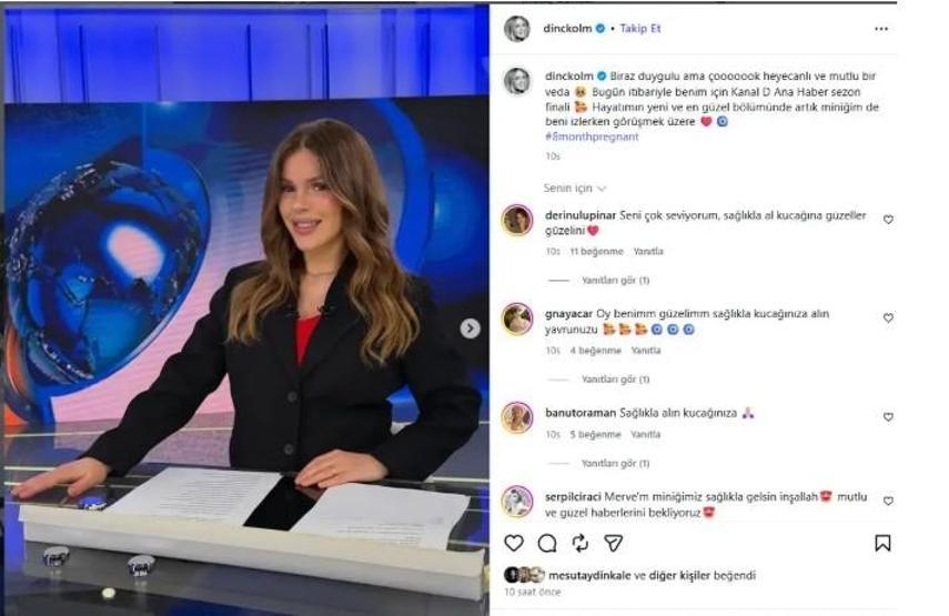 Merve Dinçkolun Hamilelik Heyecanı Ekranlara ara verdi