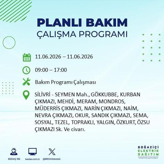 11 Haziran BEDAŞ Kesinti Listesi: İstanbul’da Hangi İlçelerde Elektrik Yok İstanbul’da Elektrik Kesintisi Alarmı