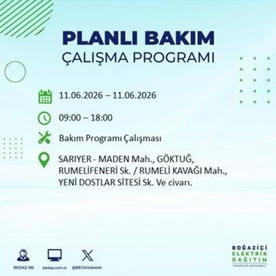 11 Haziran BEDAŞ Kesinti Listesi: İstanbul’da Hangi İlçelerde Elektrik Yok İstanbul’da Elektrik Kesintisi Alarmı