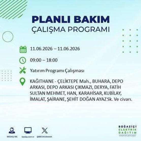 11 Haziran BEDAŞ Kesinti Listesi: İstanbul’da Hangi İlçelerde Elektrik Yok İstanbul’da Elektrik Kesintisi Alarmı