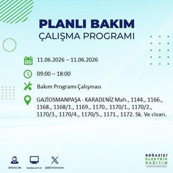 11 Haziran BEDAŞ Kesinti Listesi: İstanbul’da Hangi İlçelerde Elektrik Yok İstanbul’da Elektrik Kesintisi Alarmı