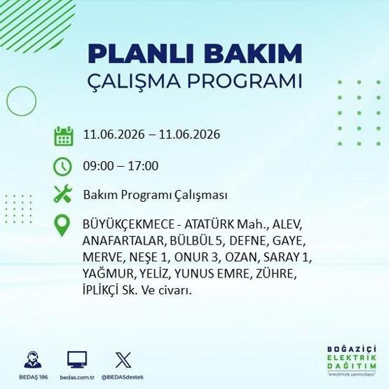 11 Haziran BEDAŞ Kesinti Listesi: İstanbul’da Hangi İlçelerde Elektrik Yok İstanbul’da Elektrik Kesintisi Alarmı