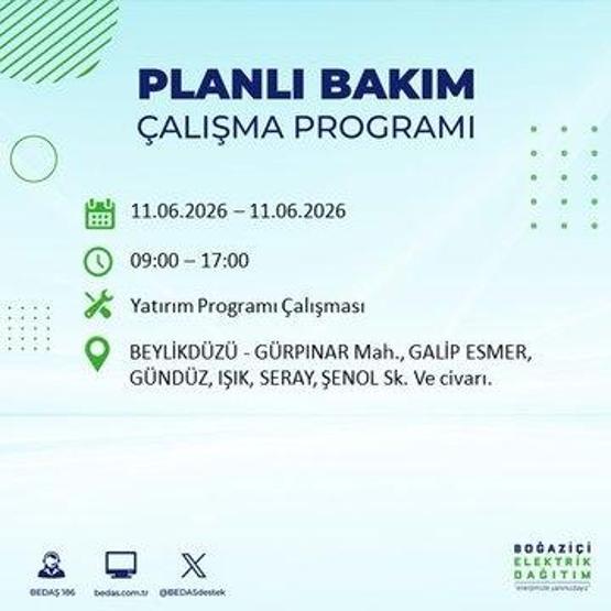 11 Haziran BEDAŞ Kesinti Listesi: İstanbul’da Hangi İlçelerde Elektrik Yok İstanbul’da Elektrik Kesintisi Alarmı
