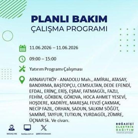 11 Haziran BEDAŞ Kesinti Listesi: İstanbul’da Hangi İlçelerde Elektrik Yok İstanbul’da Elektrik Kesintisi Alarmı
