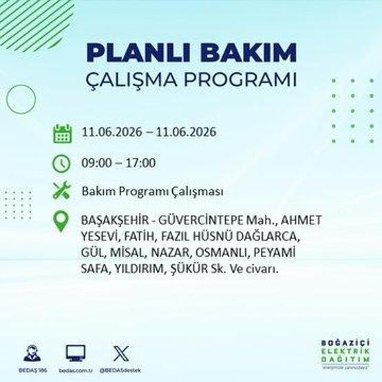 11 Haziran BEDAŞ Kesinti Listesi: İstanbul’da Hangi İlçelerde Elektrik Yok İstanbul’da Elektrik Kesintisi Alarmı