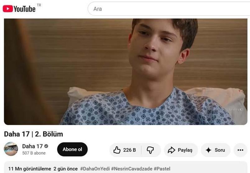 Daha 17den İkinci Bölüm Rekoru Başarı Sınırları Aştı: 10 Milyon İzlenme