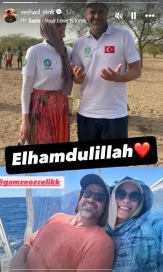Reshad Strik’ten eşine romantik mesaj: Gamze Özçelik paylaşımlarıyla büyüledi
