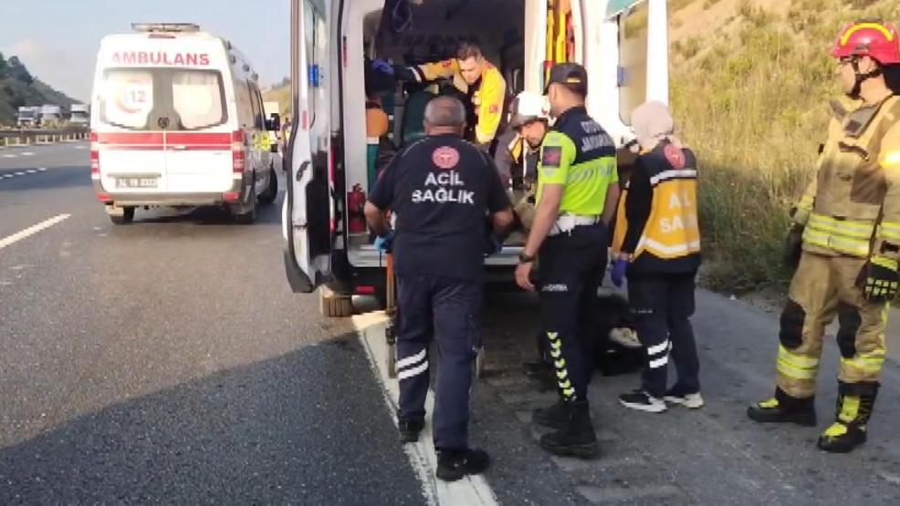 Kuzey Marmara Otoyolunda kaza: 1i bebek 3 ölü