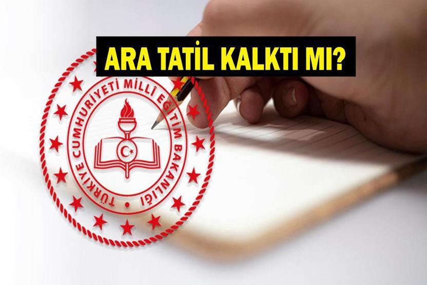 ARA TATİL KALKTI MI Milli Eğitim Bakanı Yusuf Tekinden Son Dakika Ara Tatil Açıklaması MEB 2026 - 2027 Eğitim Öğretim Yılı Ara Tatil Son Durum