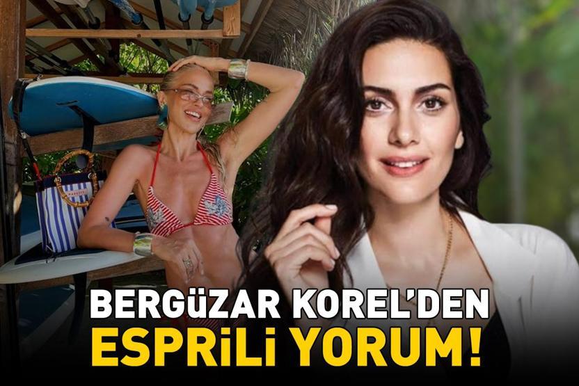 Burcu Esmersoydan Maldivler pozu Bergüzar Korel kayıtsız kalamadı: Sana bakmaktan bikiniyi göremiyoruz