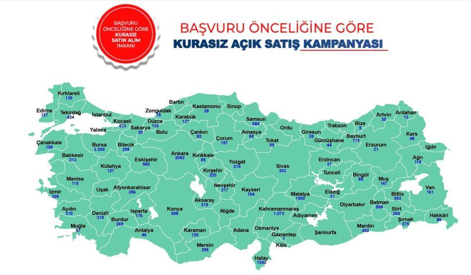 TOKİ KONUT SATIŞI YAPILACAK İLLER VE İLÇELER | TOKİ 20 Bin Kurasız Konut Satışı Hangi İllerde Yapılacak