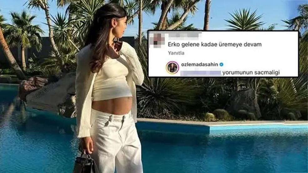 3. Kızına Hamile Olan Özlem Ada Şahini Çıldırtan Yorum Tepki Gösterdi