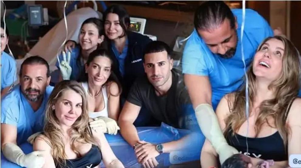 Eda Erol suda doğumla anne oldu İşte bebeğinin cinsiyeti ve adı