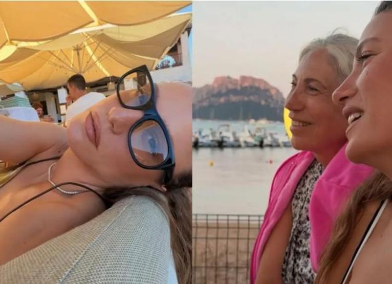 Serenay Sarıkaya tatil sezonunu açtı Anne-kız tatilde keyifli anlar