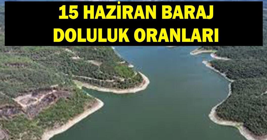 BARAJ DOLULUK ORANLARI 15 HAZİRAN: İstanbul, Ankara, İzmir, Bursa baraj doluluk oranları nedir Ömerli, Akyar, Ürkmez barajı son durum