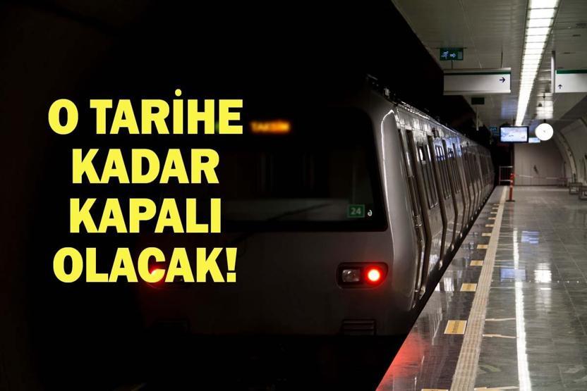İSTANBUL HAVALİMANI METROSU KAPALI MI, NE ZAMAN AÇILACAK Gayrettepe-Arnavutköy Metro Hattı o Tarihe Kadar Kapalı Olacak