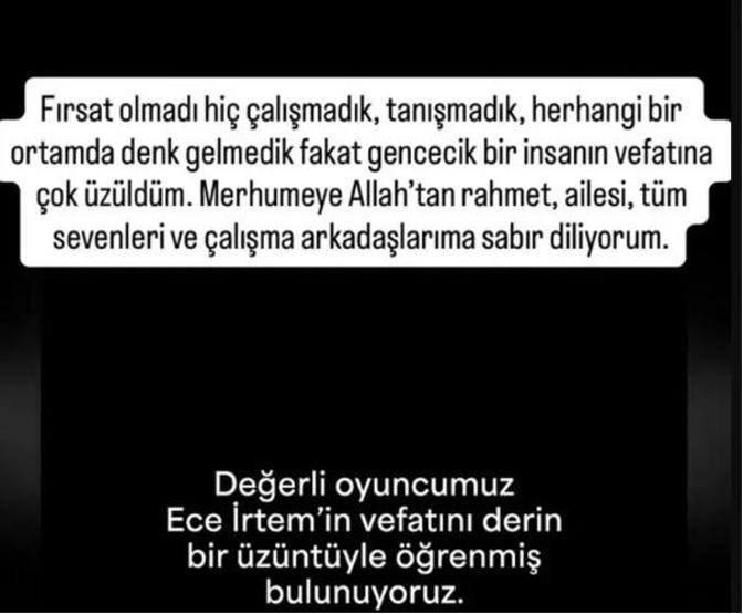 Ece İrtem’in Ani Ölümü Sanat Camiasını Yasa Boğdu: “Gittiğine İnanamıyorum”