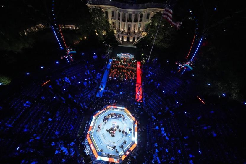 Beyaz Saraydaki UFC etkinliğine saldırı engellendi Dronlarla tuzak kurup, ateş açacaklardı…