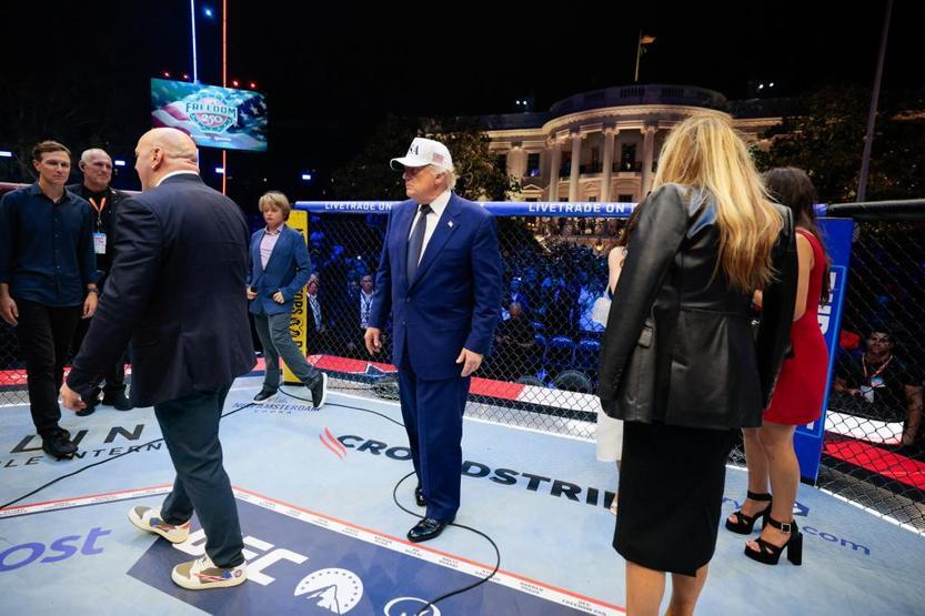 Beyaz Saraydaki UFC etkinliğine saldırı engellendi Dronlarla tuzak kurup, ateş açacaklardı…