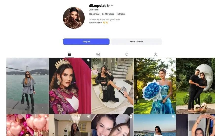 DİLAN POLATA BİR ŞOK DAHA Yedek Instagramı da dahil, tüm sanal medya hesapları engellendi