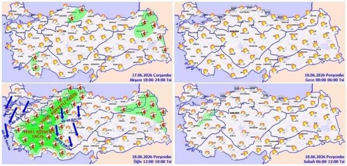 DİKKAT 3 Gün Sürecek... Meteoroloji Alarm Verdi: 17 İl İçin Kuvvetli Yağış Uyarısı