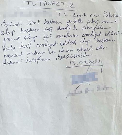 Ameliyatta akılalmaz ihmal: Sakatlanan değil, sağlam dizine müdahale etmişler